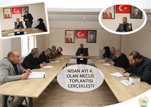 Saray Belediyesi Nisan Ay’ı 4. Meclis toplantısı
